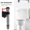 Plastic toilet fill valve replacement for water tank 6