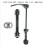 Bike Axle Quick Release Skewers Front Rear 25mm 6