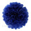 Dark Blue Paper Pompoms for Wedding Decor 8 inch 1