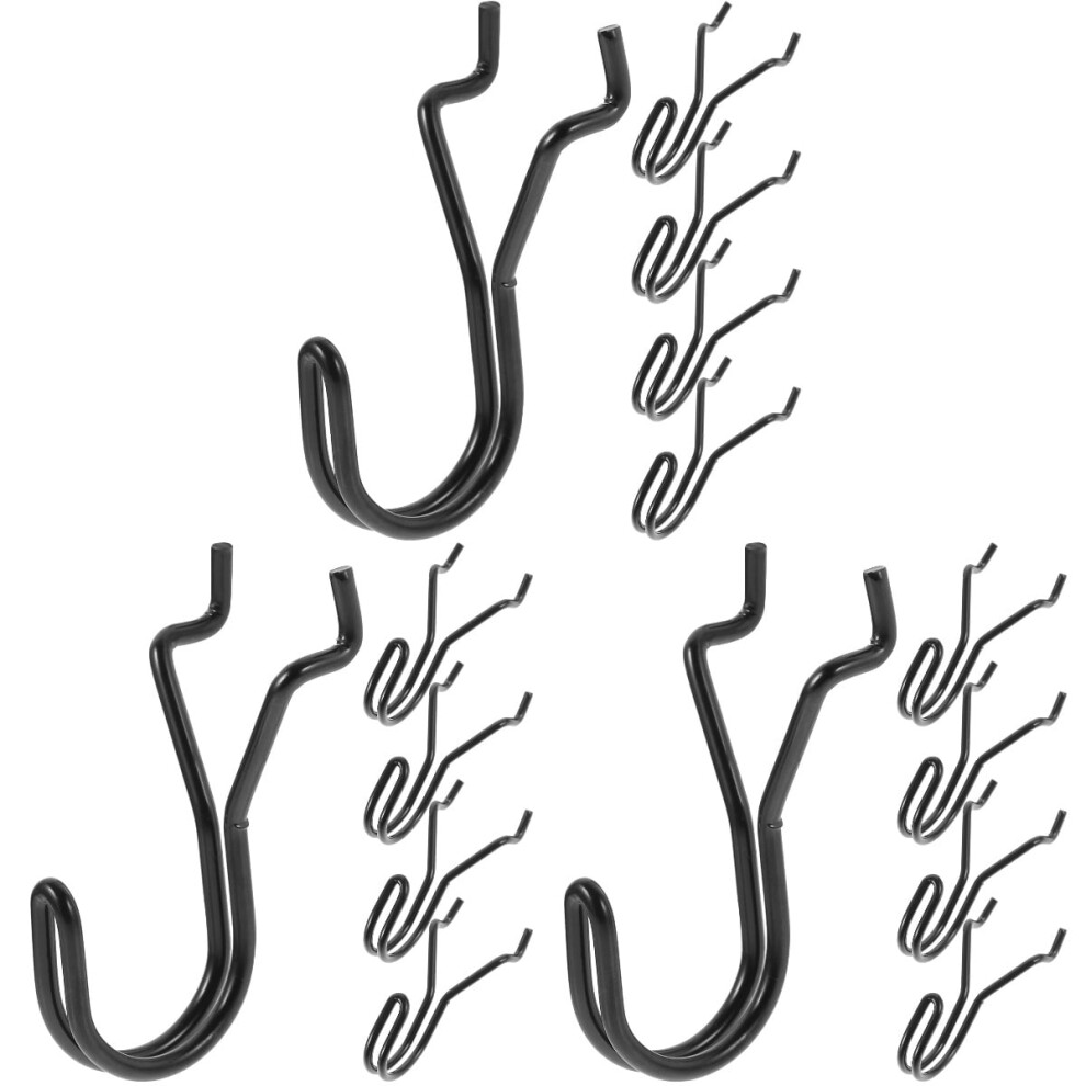 Pegboard Hooks Heavy Duty Metal 15 Pcs 928028808166