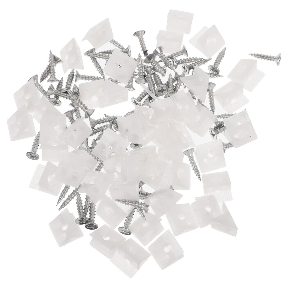 Drawer Wedges Cabinet Bottom Support Brackets 100 Pcs 928028783067