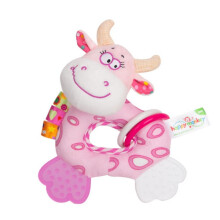 Baby plysj rangler ring shaker leke med bitering kosedyr beroligende leker for spedbarn nyfødt gave