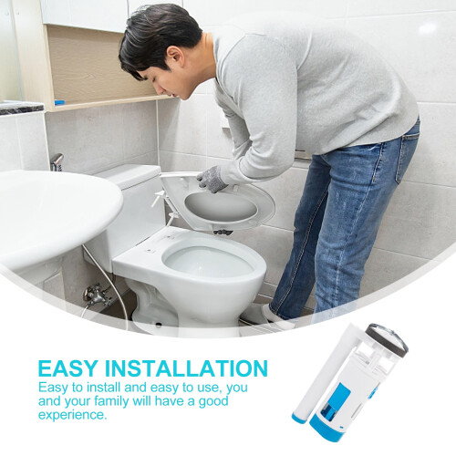 Plastic toilet flush valve white adjustable 2