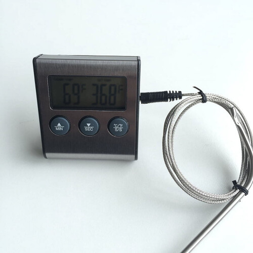 Digitales Ofen- und Fleischthermometer mit Timer 2