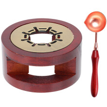 Wax seal stove with spoon, 1 set