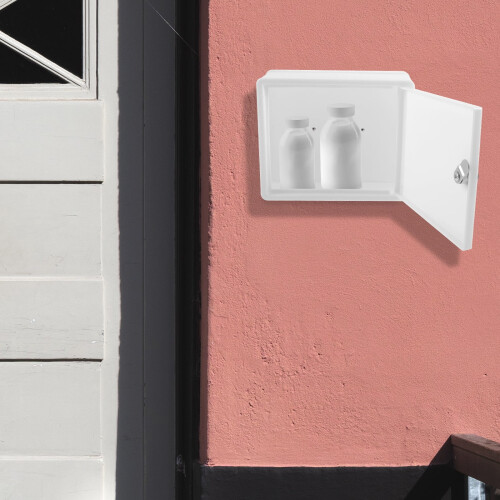 Small Plastic Wall-Mounted Mailbox Weather Resistant 1