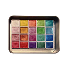 YiFudd pearlescent watercolor pigment set 20 colors