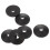Toalettsitsbultar gummibricka kit 20 st 2,5x2,5 cm 4