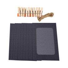 Hanging Photo Album Clip Kraft Paper 10pcs