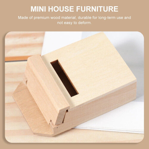 Miniatyr postkassedekorasjoner sett med 3 1