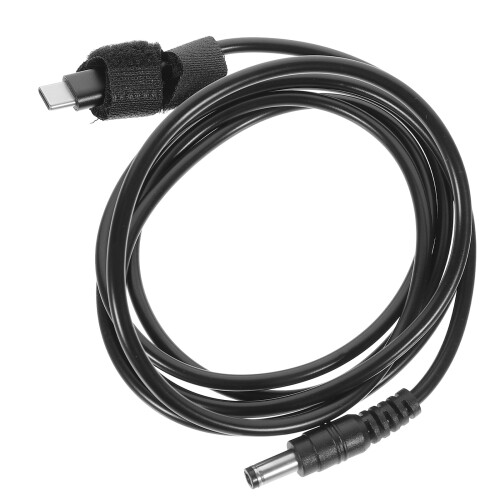 Cable adaptador de corriente USB-C a CC de 9 V 1