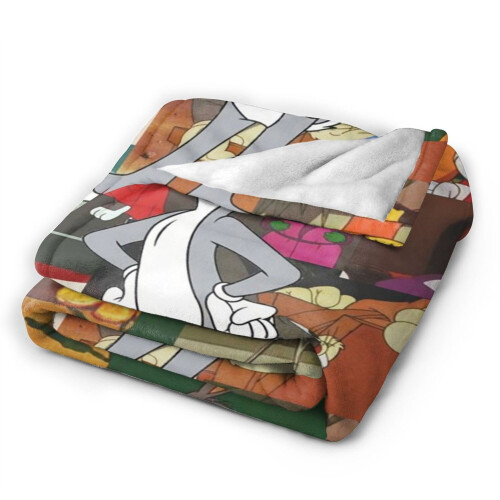 Bugs Bunny plush throw blanket for sofa bedroom 1
