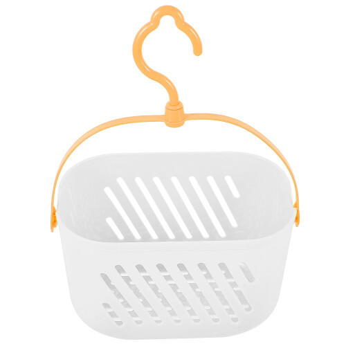 Rideau de douche en plastique blanc avec crochets 1