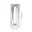 Door Security Chain Stainless Steel 2 pcs 3