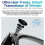 Smart Glasses with 8 MP 2K Camera Wi-Fi Bluetooth IP65 Waterproof AI Assistant Ergonomic Design Black 5