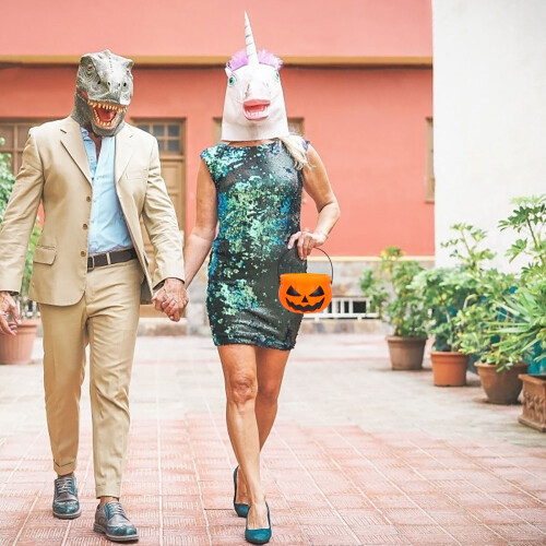 Godishink Halloween Pumpaformad Plast 5 st 1