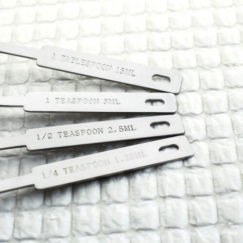 Ensemble de 4 cuillères doseuses en acier inoxydable Prettyui 2