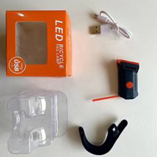 Bike Tail Light Rechargeable USB Rear Cycling Light 2