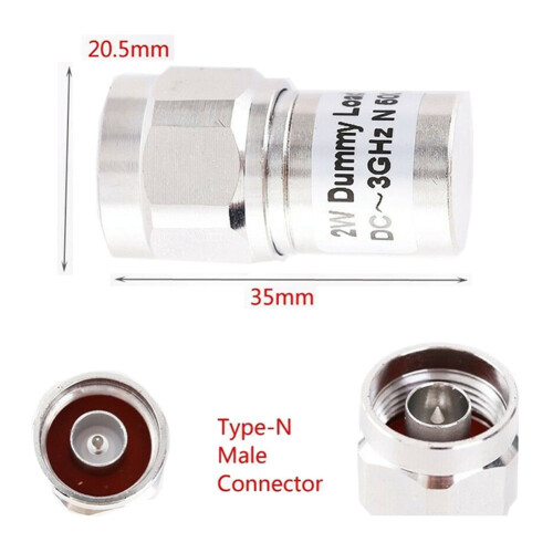 N-type DC-3GHz/6GHz 50Ohm 2W RF-aangepaste belastingadapter 2