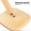 Beech Wood Paper Towel Holder for Countertop 6