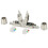 Conector prelungitor cablu rețea CAT7 complet ecranat 8