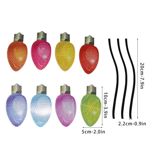 Reflekterande glödlampsmagnetdekor med hög synlighet 1