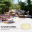 Housse imperméable beige pour balancelle de patio 2