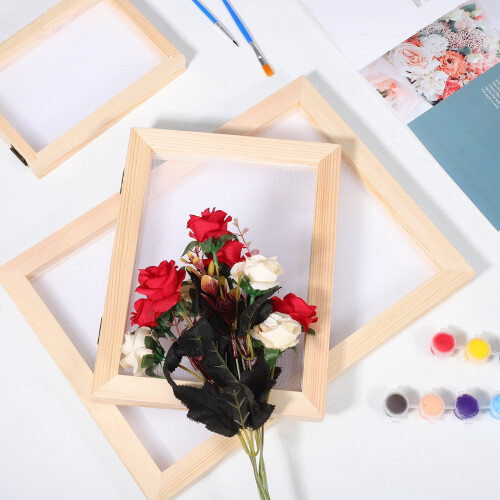 Paper Making Kit with Screen Deckle Mold and Mesh 2