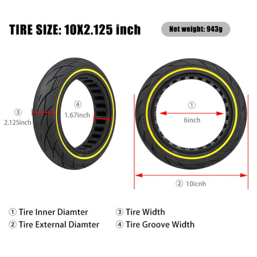 Ελαστικό 10 ιντσών για Segway Nine-Bot F20/F25/F30/F40 1