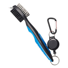 Feiona golf club cleaning brush double-sided with keychain