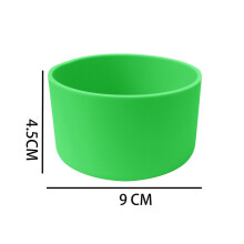 KERISTY Tapa para taza de 7,5/9 cm, tapa de silicona para olla espacial, base de goma, universal, 32-40 oz.