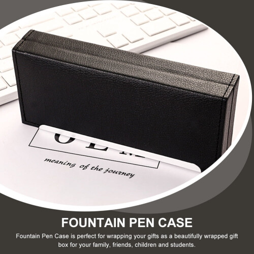 Fountain Pen Case PU Anti-Scratch Single Pen Box 2