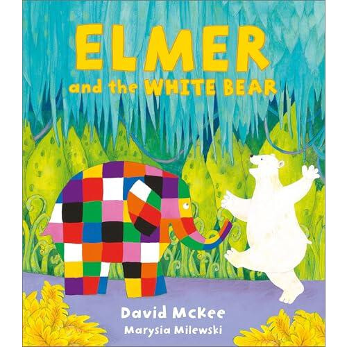 Elmer and the White Bear by David McKee Paperback Book
