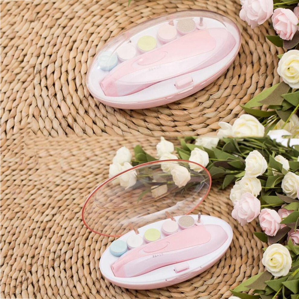 Prettyui electric baby nail trimmer set