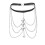 Women's elastic multi-layer metal pearl leg chain 1