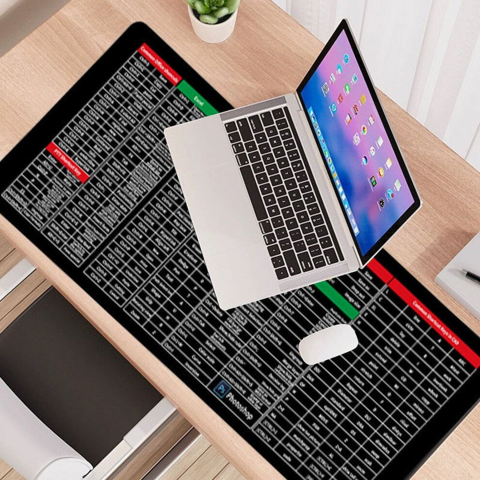 Yifudd Large Slip-Resistant Keyboard Pad With Office 9314556713972