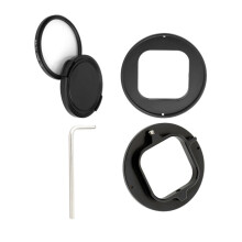 Anillo adaptador de filtro UV portátil de 52 mm para GoPro HERO9/10. Ligero, de aleación de aluminio, para fotografía al aire libre.