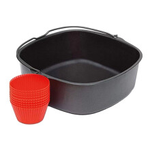 KERISTY air fryer baking basket for cakes and bread