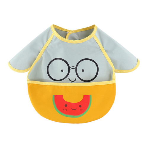 YiFudd baby bib mess-proof sleeved 1 piece