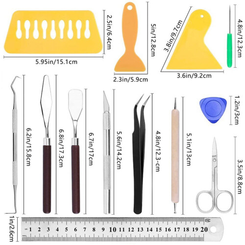 Vinyl Weeding Tools Set Basic 22-Piece 1