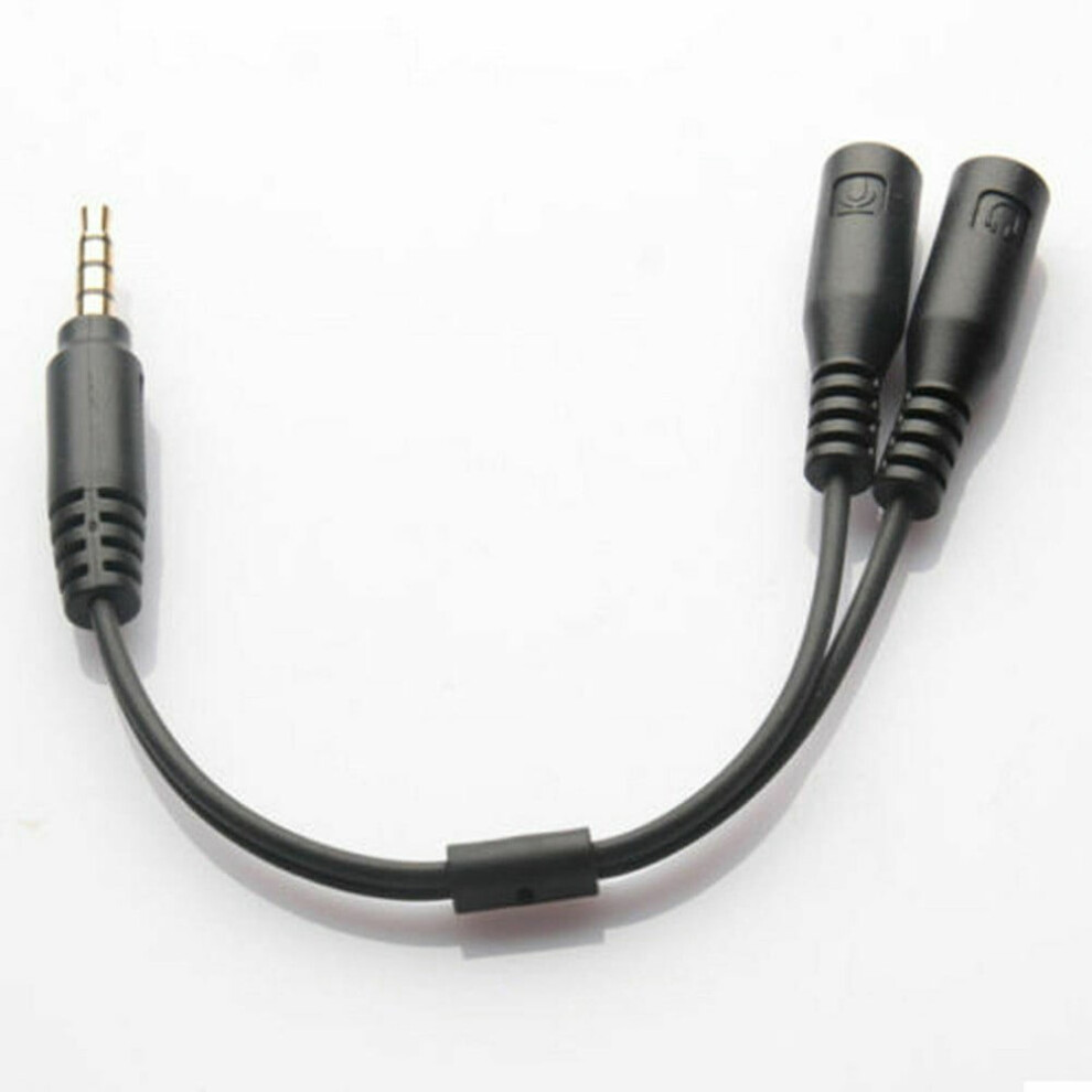 Feiona 3.5Mm Headset Adapter With Separate Mic And 9314556170447