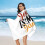 Toalha de praia raglan com fé cristã em microfibra, 76 x 152 cm (30 x 60 polegadas). 5