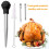 Inyector de especias para barbacoa de acero inoxidable. 4