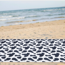 Strandtuch mit Kuhmuster, Mikrofaser, strapazierfähig, 30 x 60 Zoll