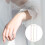 Ensemble collier et bracelet d'extension cœur style étoile 3