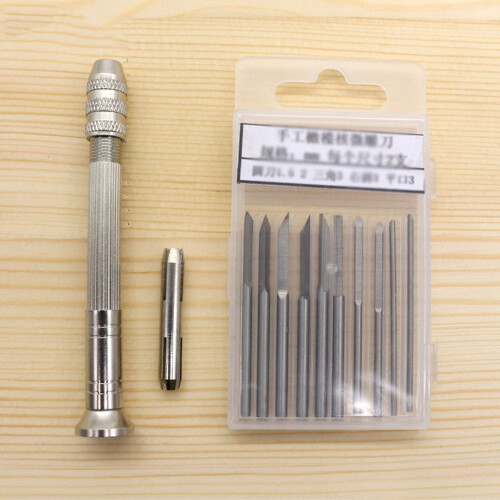 Olive Core Carving Blade Steel Round Flat Triangular 1