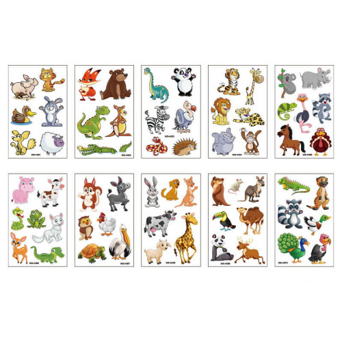 Feiona temporary waterproof tattoo stickers 10 sheets