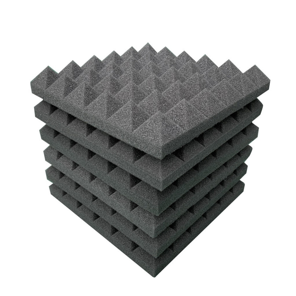 Acoustic Foam Panels Sound Absorption 6 Pieces 9314556168413