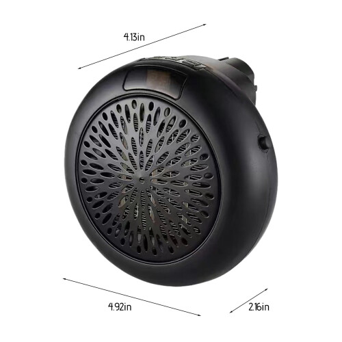 Mini aquecedor portátil com controle remoto (1 unidade) 2