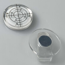 Golf cap clamp magnetic position marker plastic